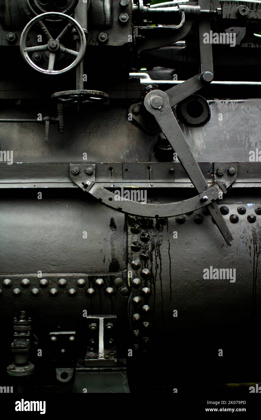 Ancienne turbine à vapeur Banque D'Images