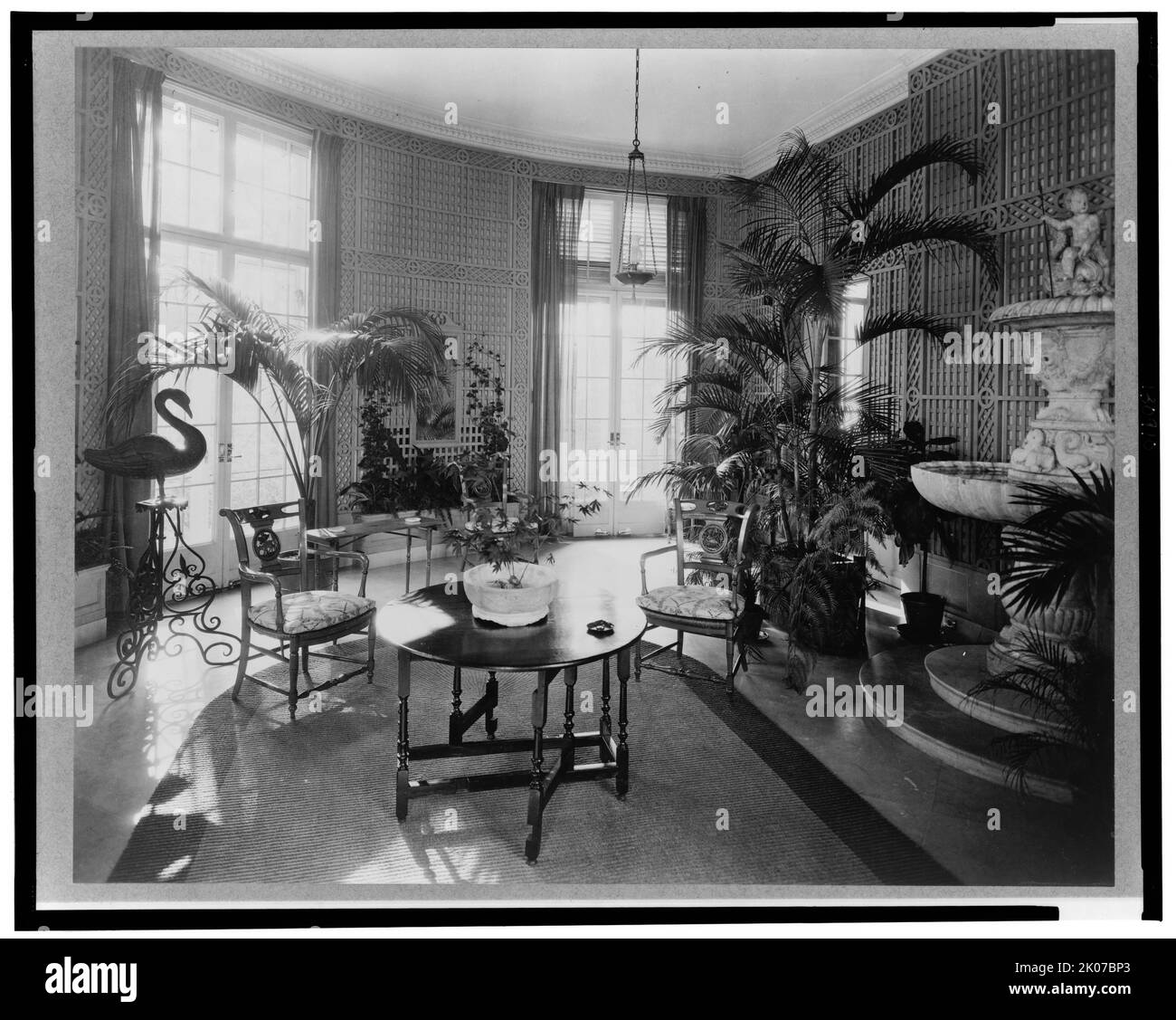 « The Causeway », maison James Parmelee, 3100, rue Macomb, Washington, D.C., 1919. Banque D'Images