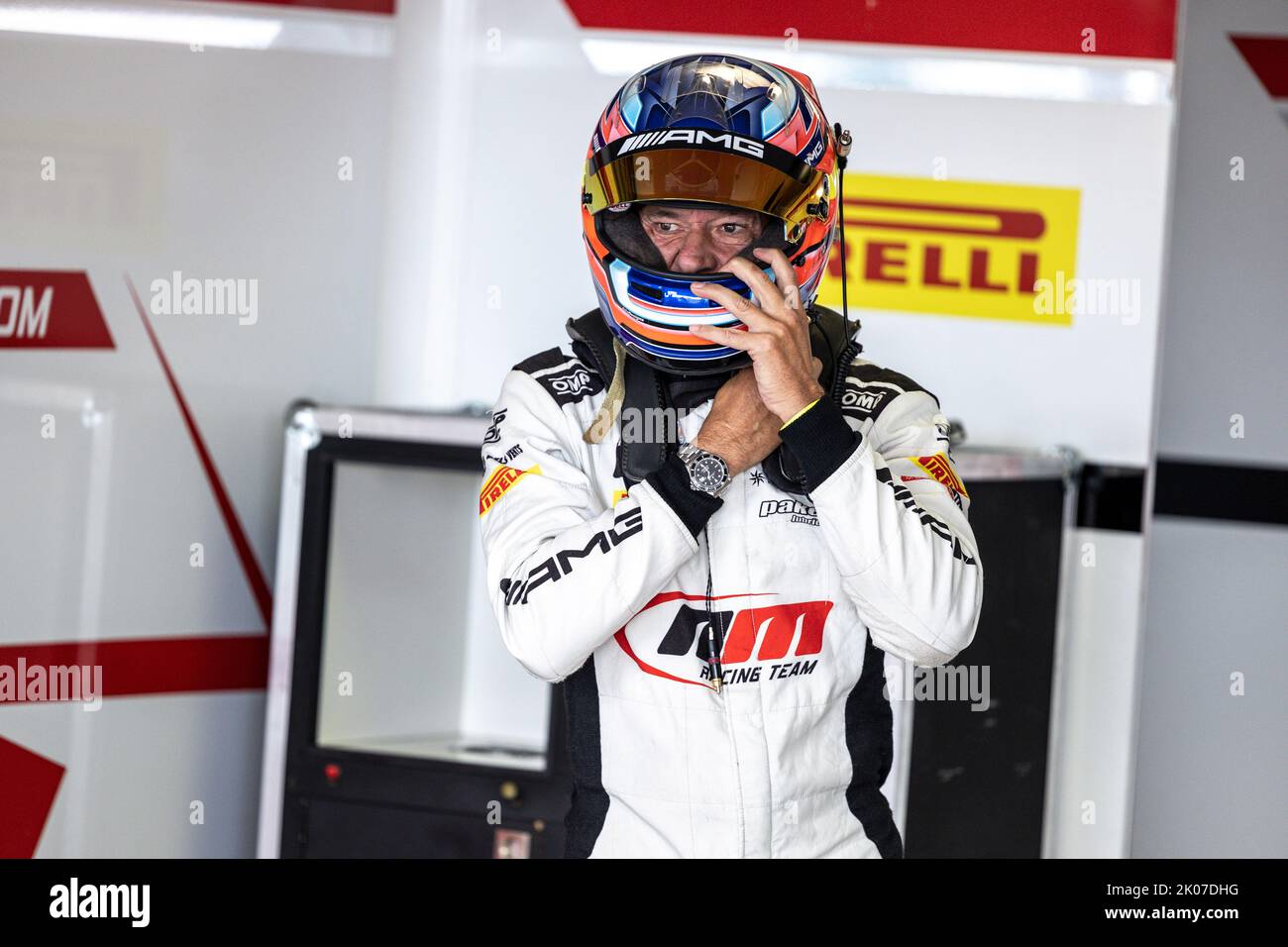 DE MARTIN Alberto, NM Racing Team, Mercedes-AMG GT4, portrait pendant la ronde 5th du Championnat de France FFSA GT 2022, de 11 septembre à 13 sur le circuit de Lédenon à Lédenon, France - photo Marc de Mattia / DPPI Banque D'Images