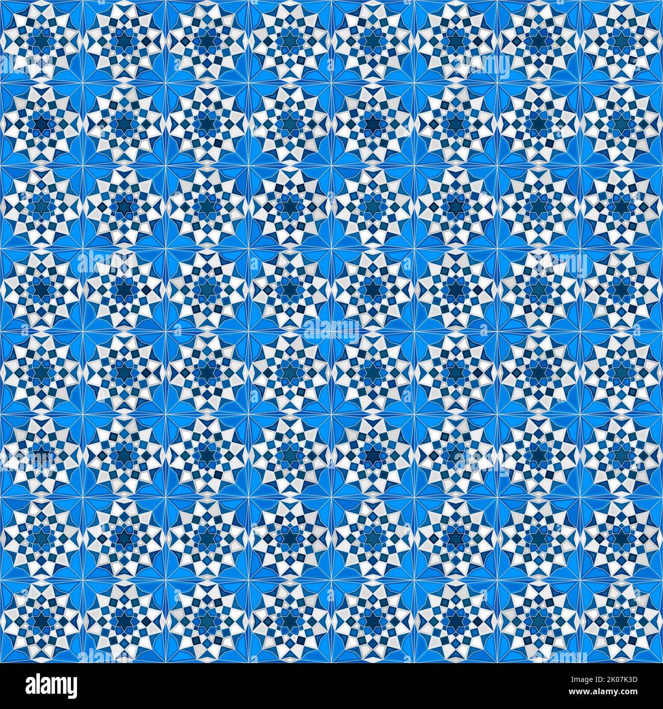 Motif vectoriel géométrique sans couture islamique Banque D'Images