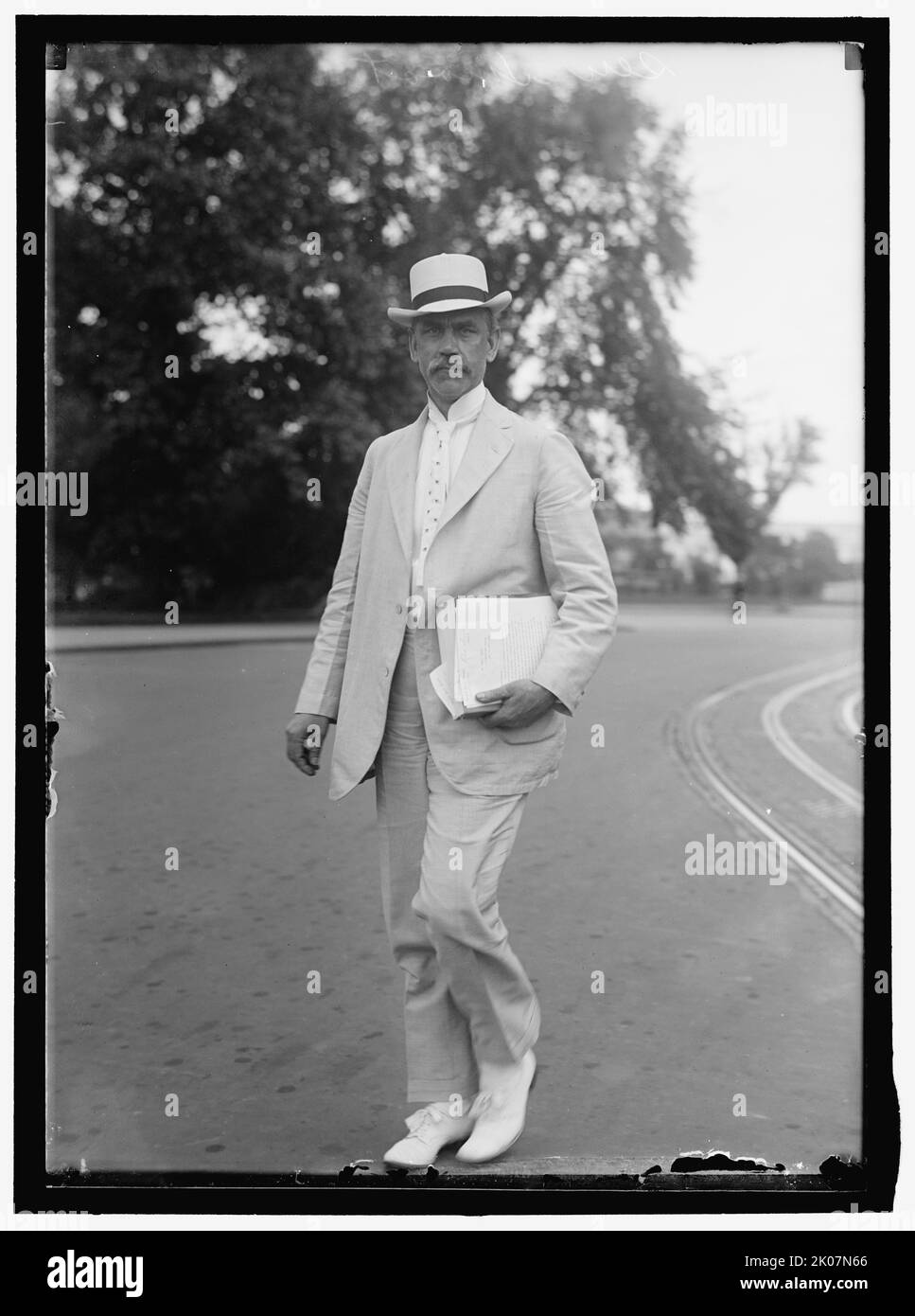 Sénateur Reed Smoot, entre 1913 et 1917. Homme politique américain, homme d'affaires et apôtre de l'Église de Jésus-Christ des Saints des derniers jours. Banque D'Images