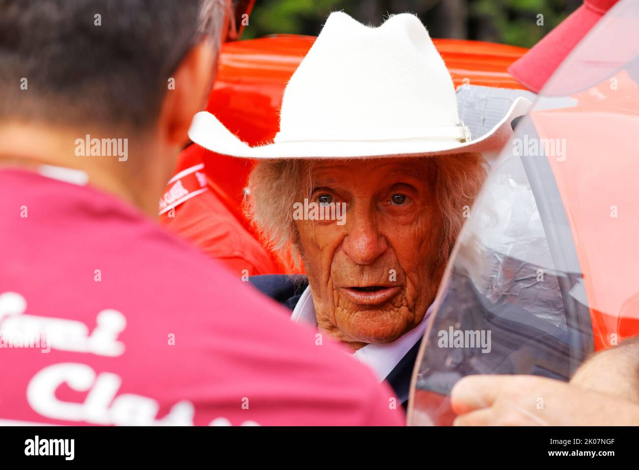 Rallye automobile d'époque Ennstal Classic 2022, ancien pilote italien Arturo Merzario, Groebming, Styrie, Autriche Banque D'Images