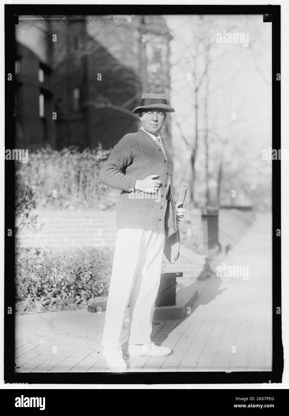 Emb italien, entre 1911 et 1920. Peut-être un portrait d'un membre du personnel de l'ambassade d'Italie, Washington DC. Banque D'Images