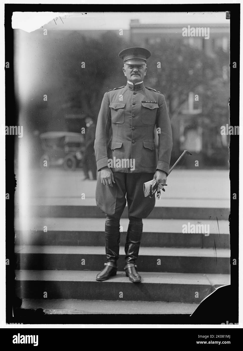 Général John J. Pershing, entre 1916 et 1918. Pershing était commandant des forces expéditionnaires américaines sur le front occidental pendant la première Guerre mondiale Banque D'Images