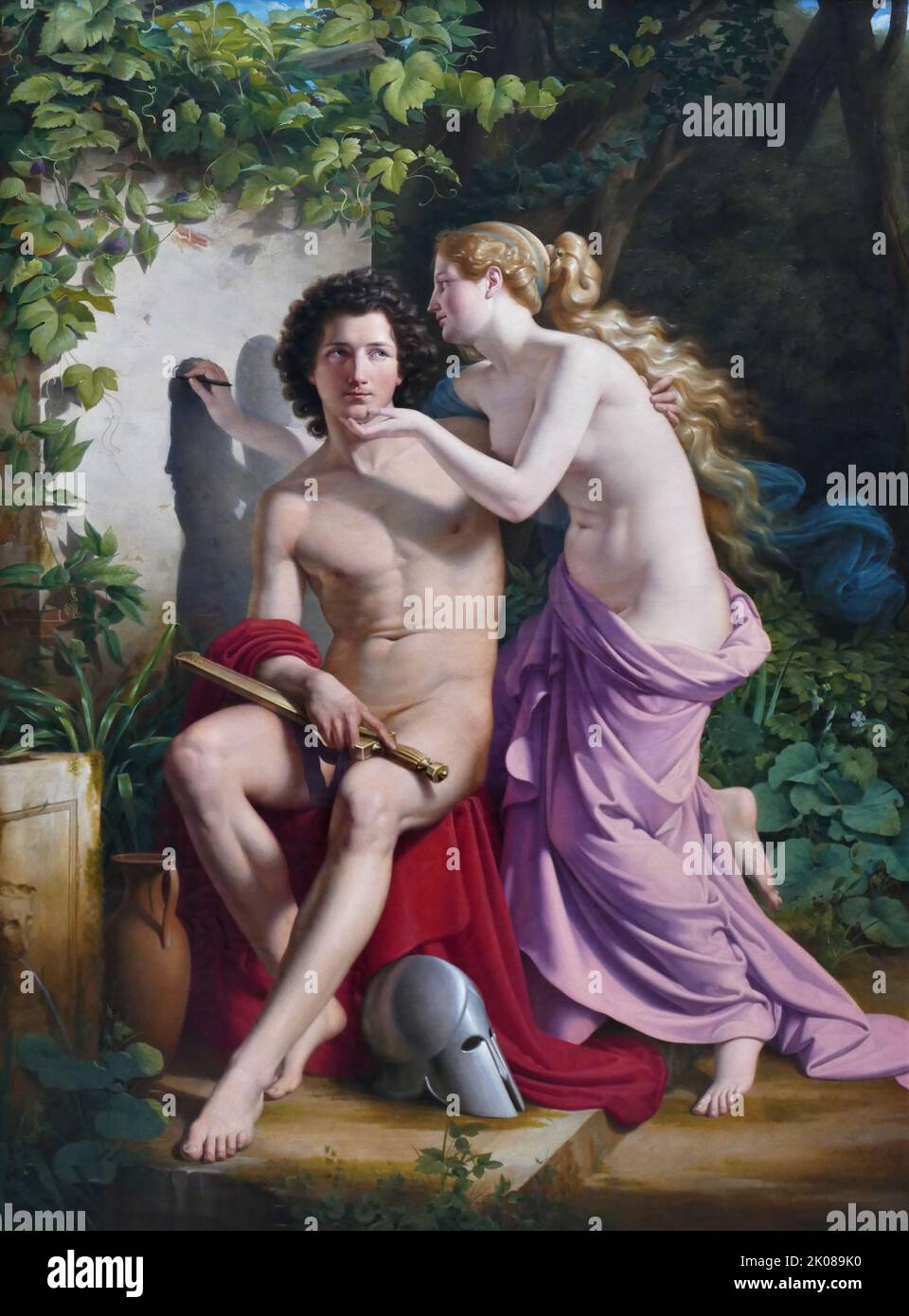 Die religion, 1819, peinture de Philipp Veit (13 février 1793 - 18 décembre 1877) était un peintre romantique allemand et l'un des principaux représentants du mouvement Nazaréen Banque D'Images