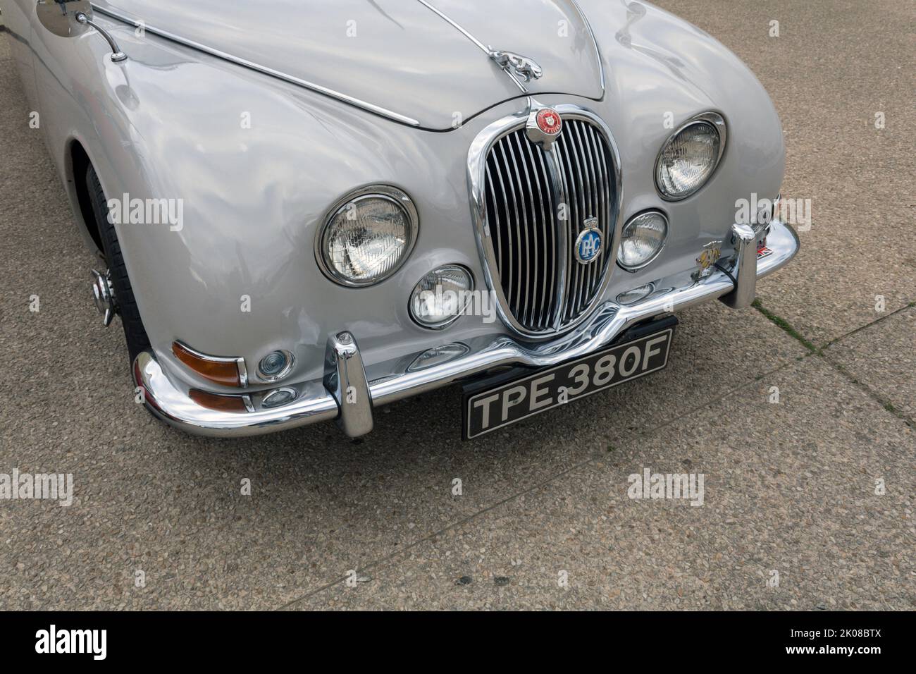 Jaguar S-Type. Le 100 à Blackpool 2022. Banque D'Images