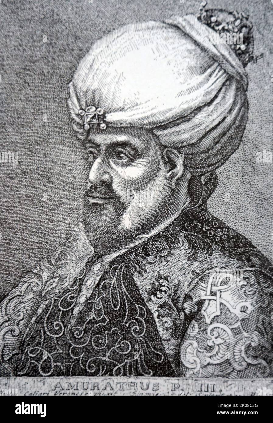 Les Amourates du sultan III Murad III (4 juillet 1546 - 16 janvier 1595) fut le sultan de l'Empire ottoman de 1574 jusqu'à sa mort en 1595 Banque D'Images