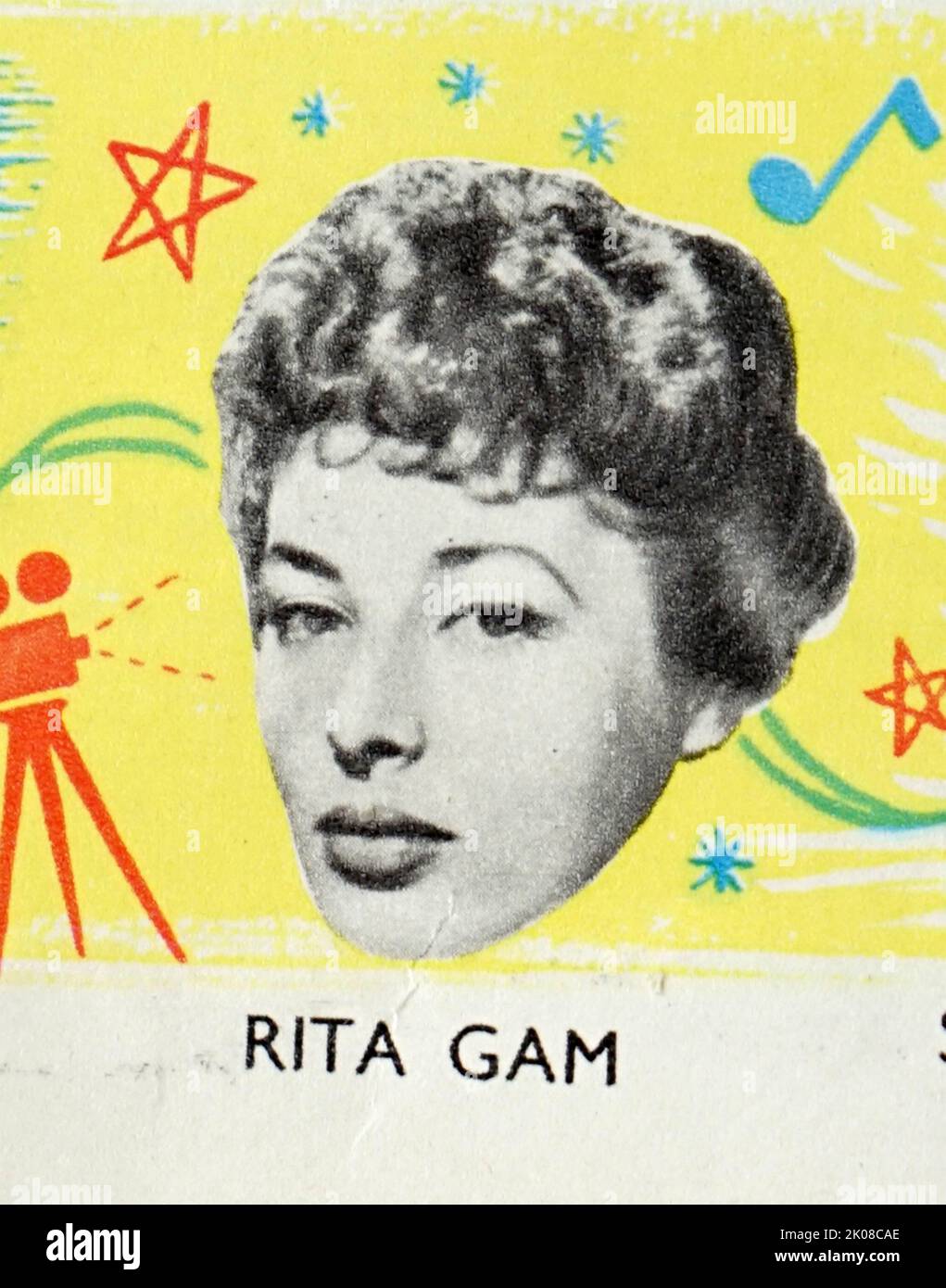 Rita Gam (née Rita Eleanore MacKay, 2 avril 1927 - 22 mars 2016) est une actrice américaine de cinéma et de télévision et réalisatrice de documentaires Banque D'Images