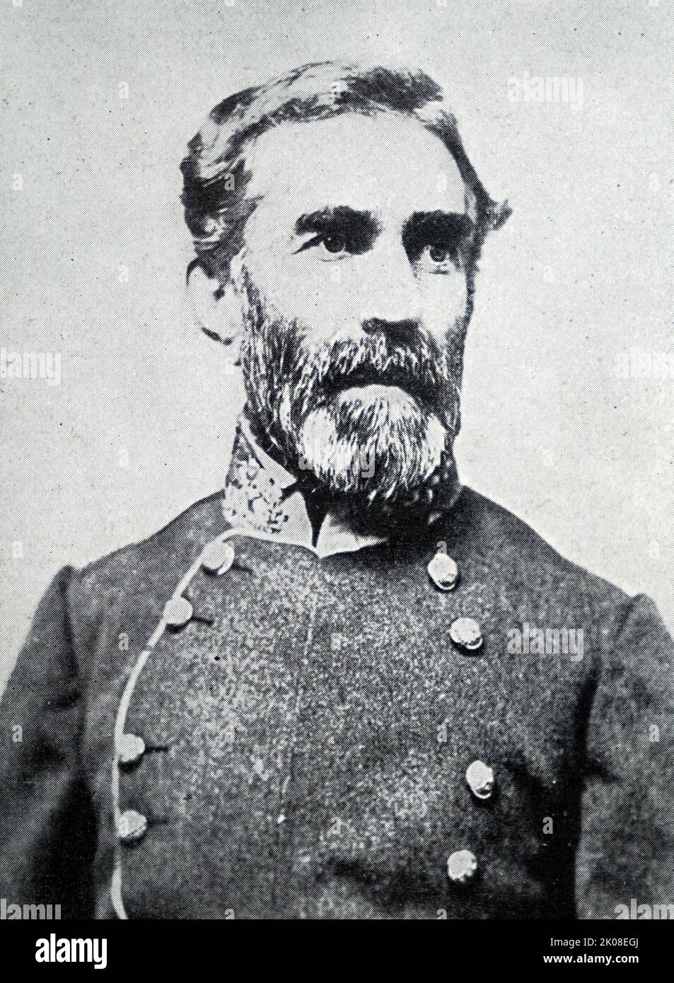 Le colonel Braxton Bragg (22 mars 1817 - 27 septembre 1876) était un officier de l'armée américaine pendant la Seconde Guerre de Seminole et un officier de l'armée confédérée et de la guerre américano-mexicaine qui a servi comme général dans l'armée confédérée pendant la guerre civile américaine Banque D'Images