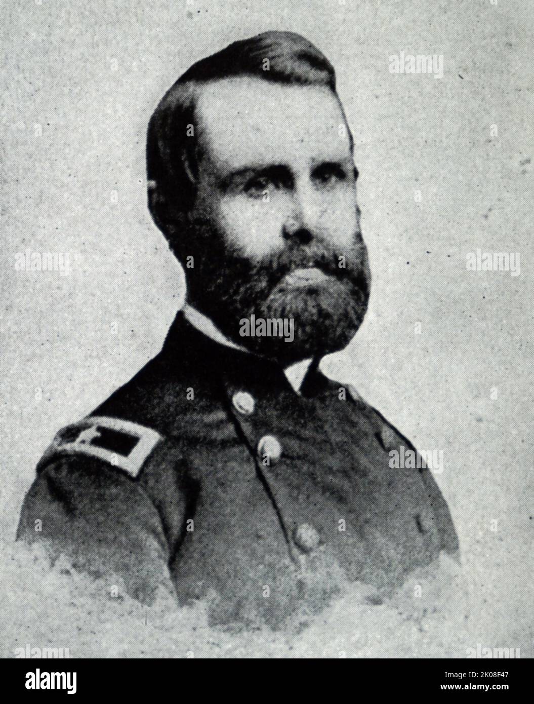 Général J. D. Cox. Jacob Dolson Cox, Jr. (27 octobre 1828 - 4 août 1900), était homme d'État, avocat, général de l'Armée de l'Union pendant la guerre civile américaine, politicien républicain de l'Ohio, fondateur du Parti républicain libéral, éducateur, auteur et microbiologiste reconnu Banque D'Images Général J. D. Cox. Jacob Dolson Cox, Jr. (27 octobre 1828 - 4 août 1900), était homme d'État, avocat, général de l'Armée de l'Union pendant la guerre civile américaine, politicien républicain de l'Ohio, fondateur du Parti républicain libéral, éducateur, auteur et microbiologiste reconnu Banque D'Images