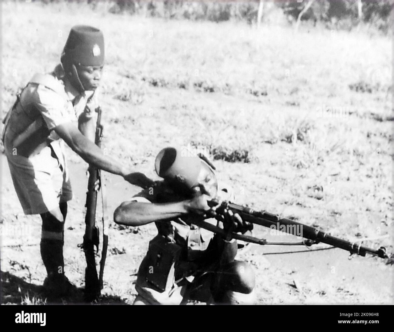 Le roi Léopold II, de l'administration belge de l'État libre du Congo, a été caractérisé par des atrocités, dont la torture et les meurtres, résultant d'une brutalité systématique notoire. Les mains d'hommes, de femmes et d'enfants ont été amputées lorsque le quota de caoutchouc n'a pas été atteint et que des millions de Congolais sont morts. Banque D'Images