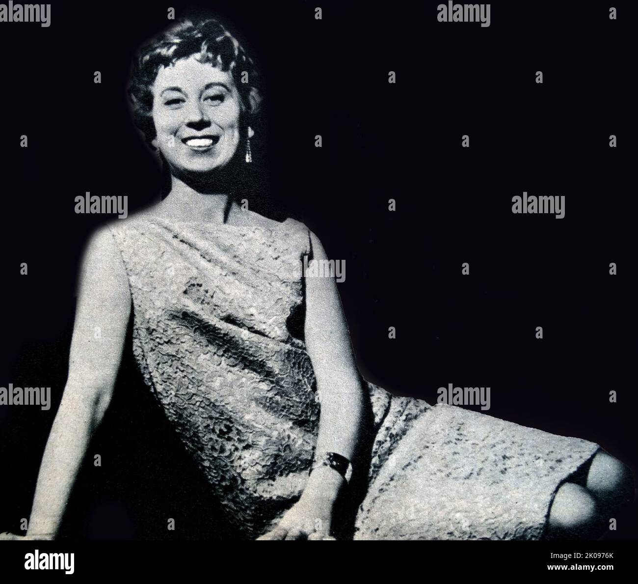 Anna Ottilie Patterson (31 janvier 1932 - 20 juin 2011) est une chanteuse de blues d'Irlande du Nord plus connue pour ses performances et enregistrements avec le Chris Barber Jazz Band à la fin de 1950s et au début de 1960s. Banque D'Images