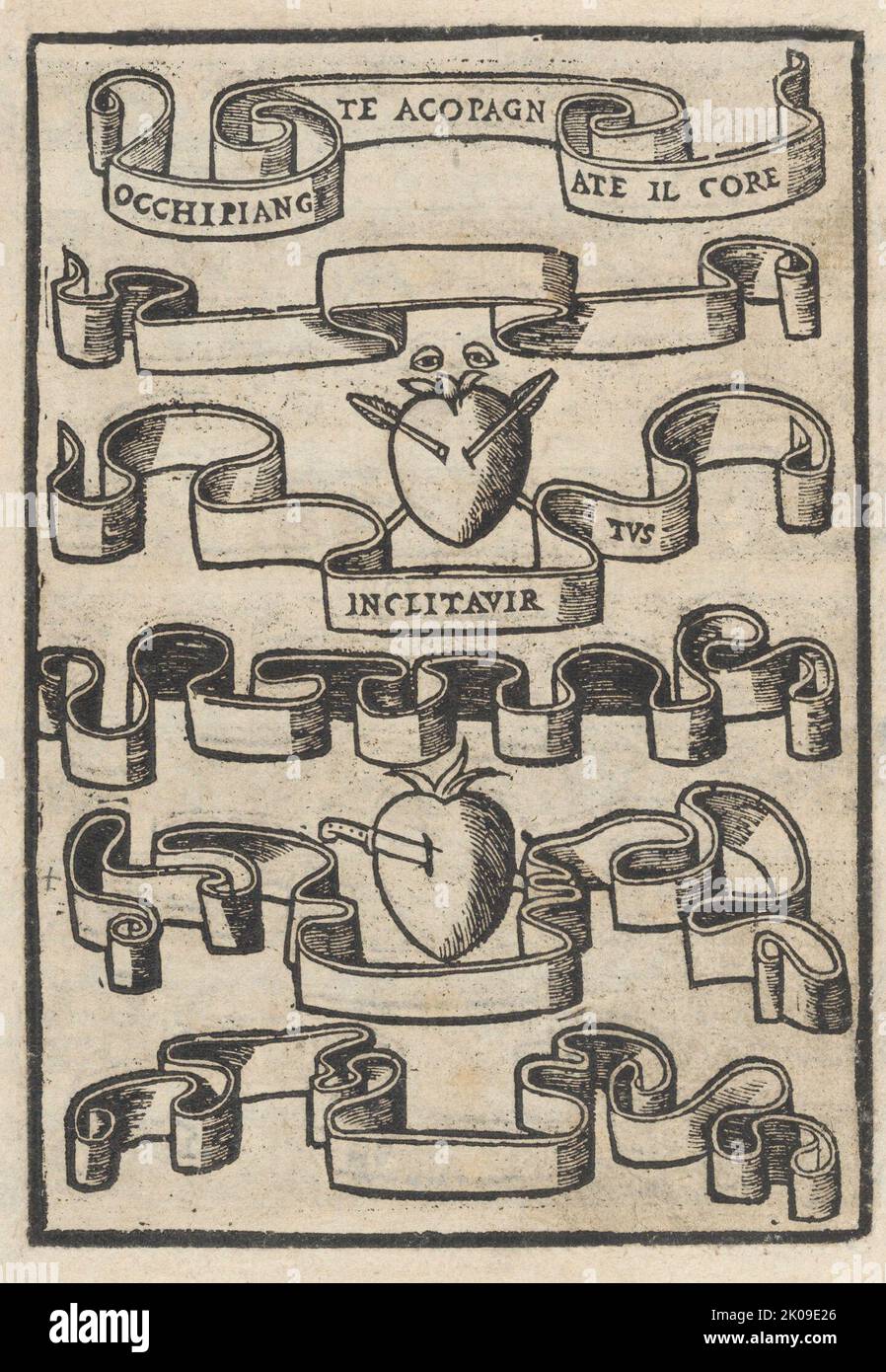 Trionfo Di Virtu. Balance Novo..., page 16 (recto), 1563. Banque D'Images