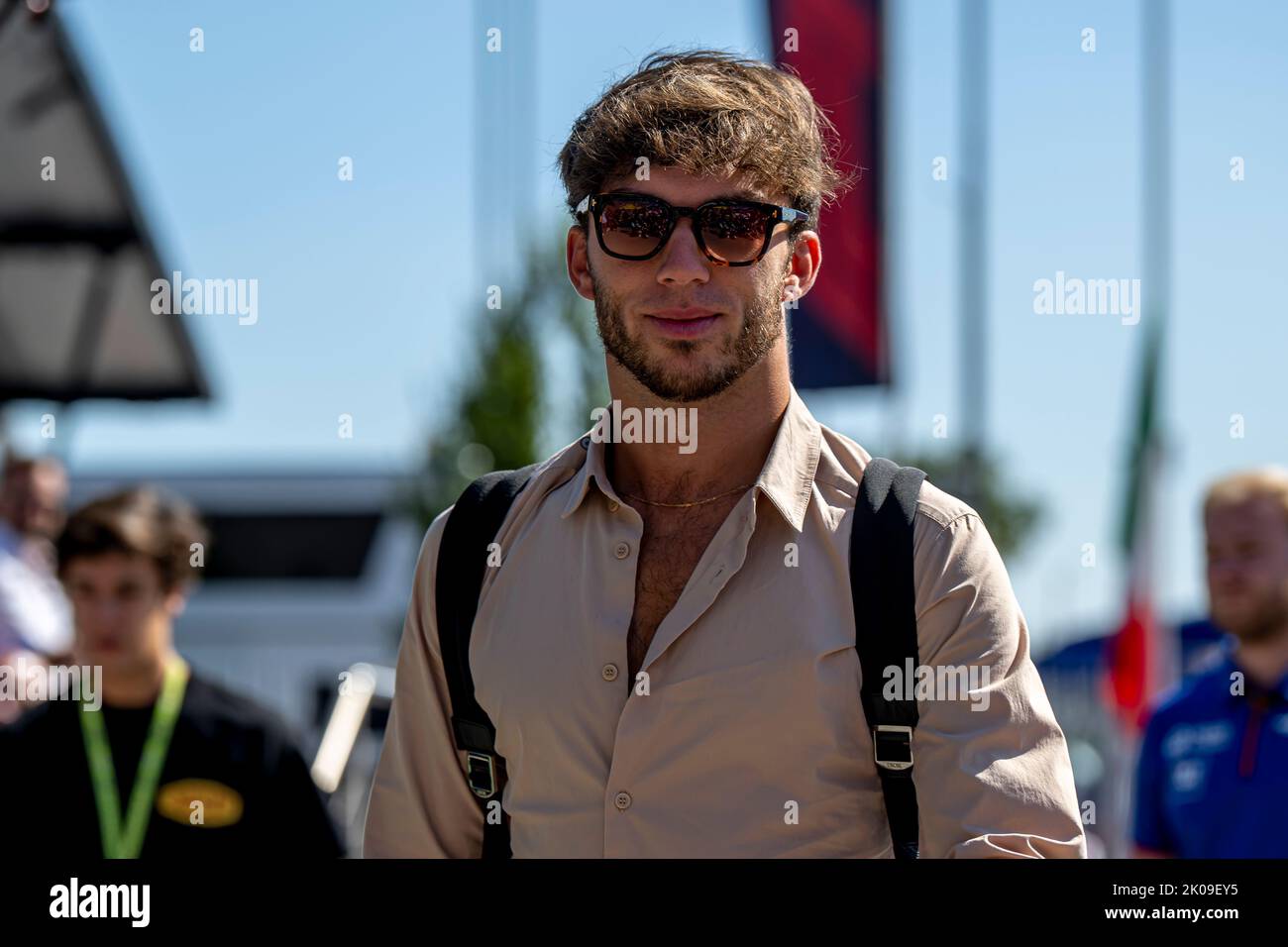 Monza, Italie, 10th septembre 2022, Pierre Gasly, de France, est en compétition pour la Scuderia AlphaTauri. Qualification, partie 16 du championnat de Formule 1 2022. Crédit : Michael Potts/Alay Live News Banque D'Images