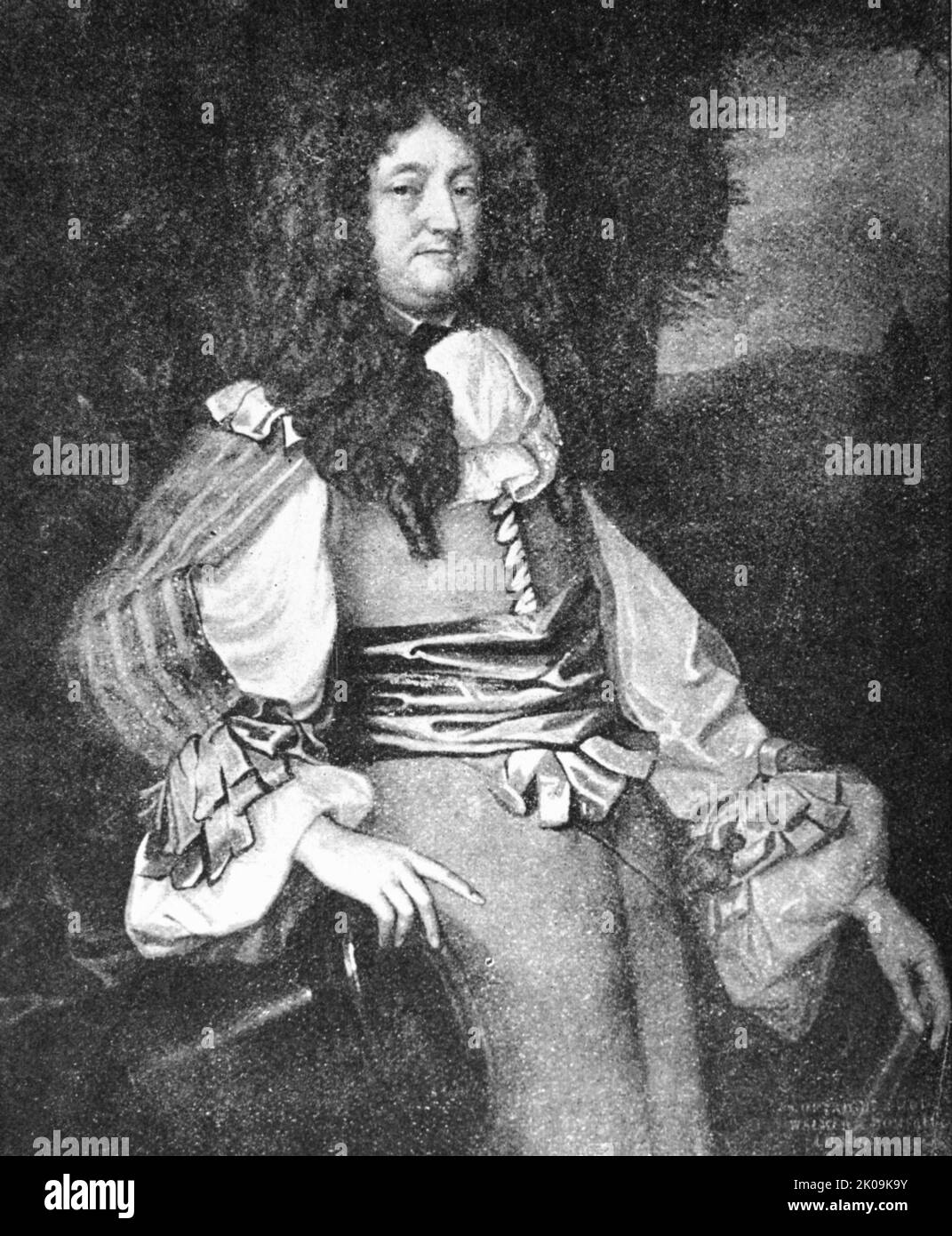 William Legge, 2nd comte de Dartmouth. Lord Dartmouth a été secrétaire d'État pour les colonies de 1772 à 1775. Banque D'Images