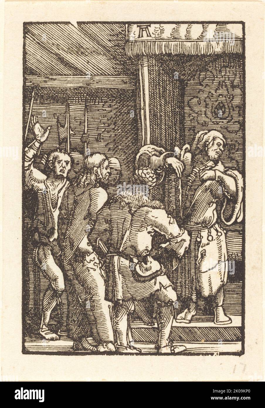 Christ avant Pilate, c. 1513. Banque D'Images