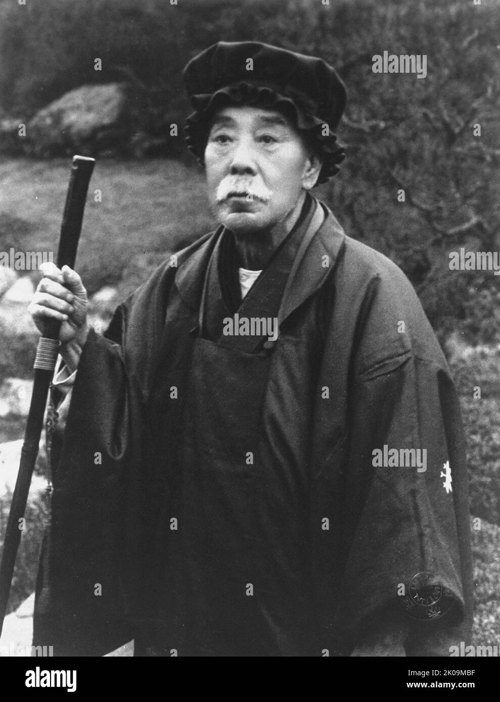 Vicomte Miura Goro (1847 - 1926) général dans l'Armée impériale japonaise. En septembre 1895, Miura a été nommé ministre résident du Japon en Corée, succédant à Inoue Kaoru. Banque D'Images