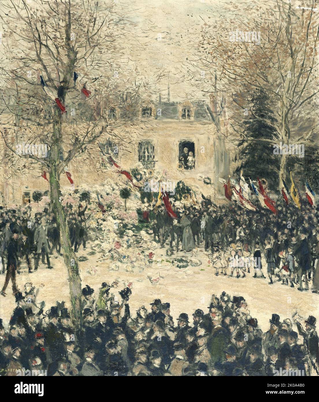 La f&#xea;te des quatre-vingts ans de Victor Hugo, 27 f&#xe9;vrier 1881, c1903. Banque D'Images