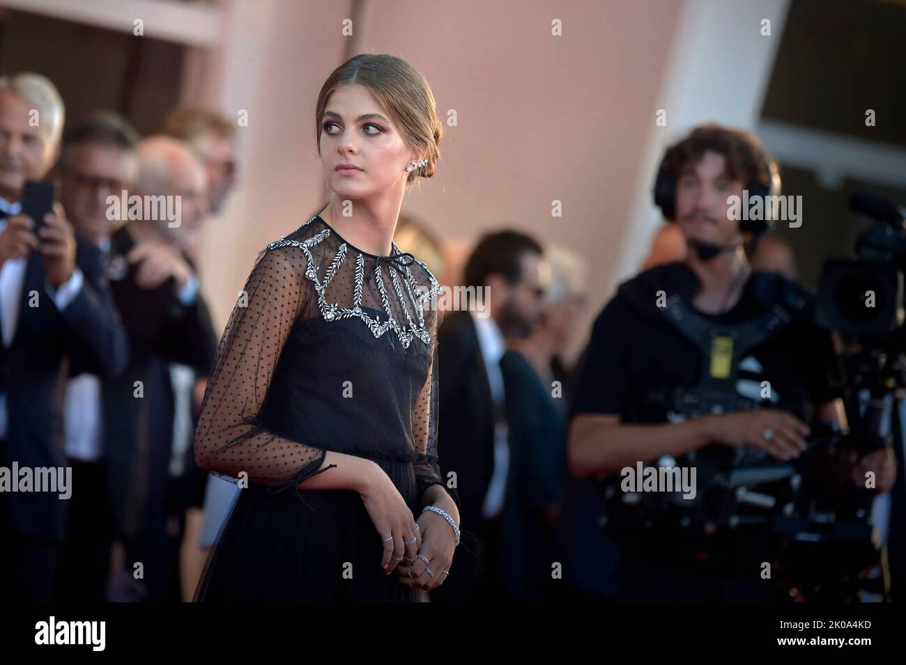 Venise, Italie. 09th septembre 2022. VENISE, ITALIE - SEPTEMBRE 09 : Margherita Mazzucco assiste au tapis rouge 'Chiara' au Festival international du film de Venise 79th sur 09 septembre 2022 à Venise, Italie. Credit: dpa/Alay Live News Banque D'Images