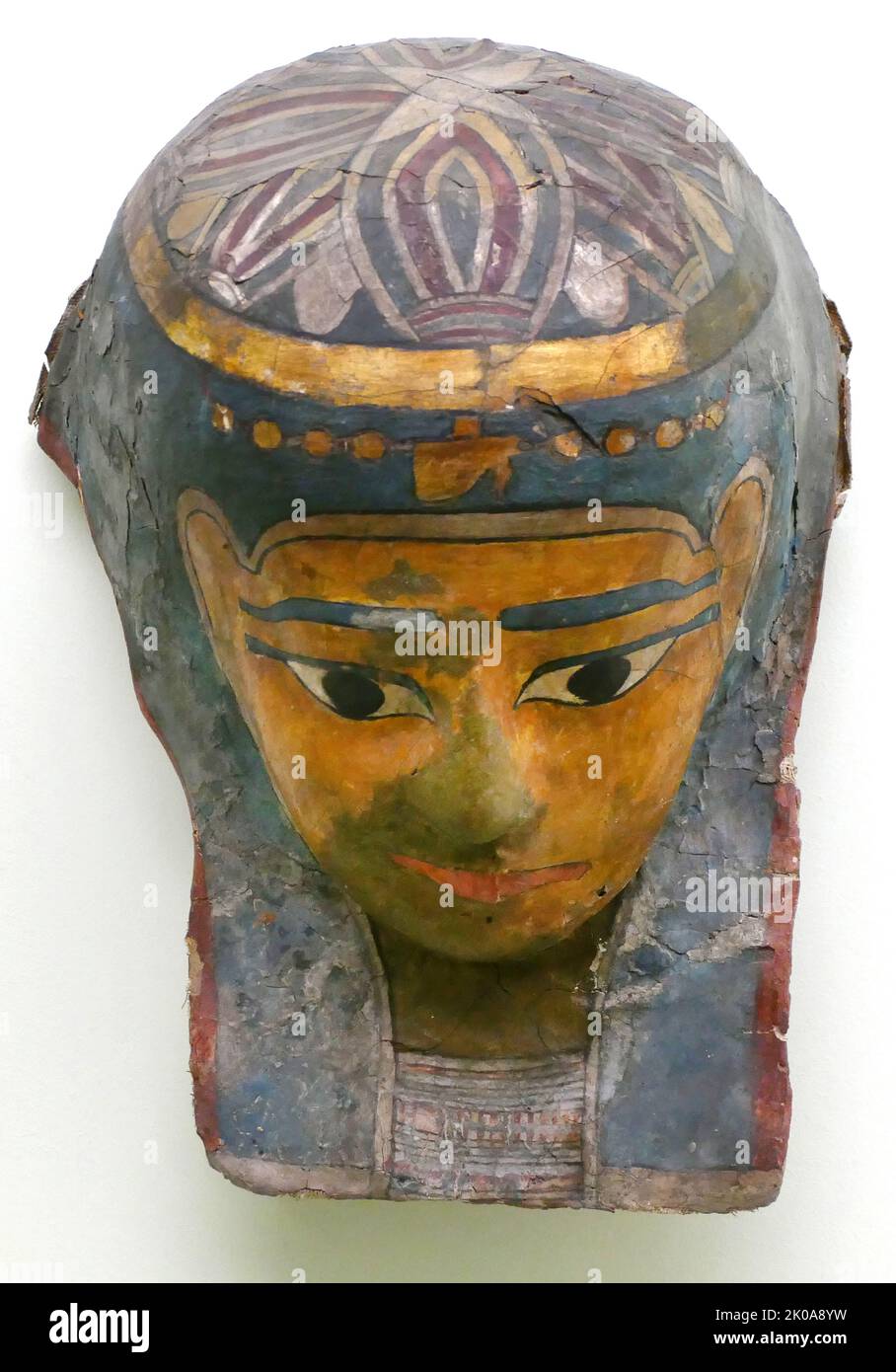 Col large et masque pour les momies Banque D'Images