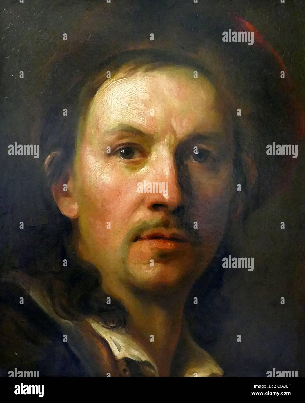 Johann Kupetsky, autoportrait, c1709. Johann Kupetsky est peintre tchèque et peintre (1667-1740). Banque D'Images