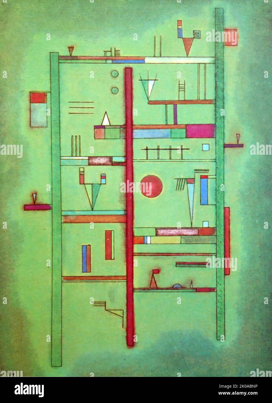 Division intima, 1930. Illustration du schéma Banque D'Images