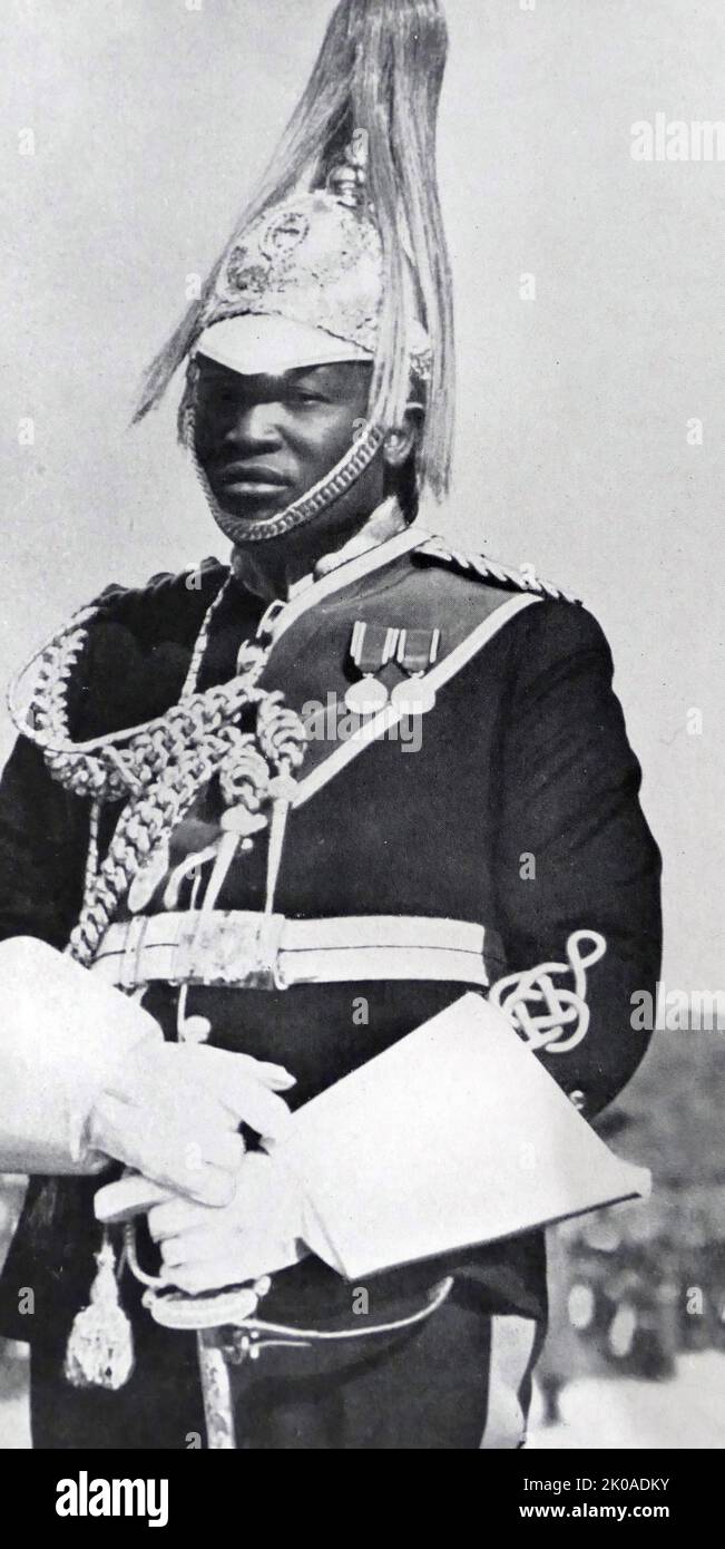 Tshekedi Kama (1905 - 1959) est roi-régent de la tribu Bamangweto (Botswana), en 1926 après la mort de Sekgoma II Banque D'Images