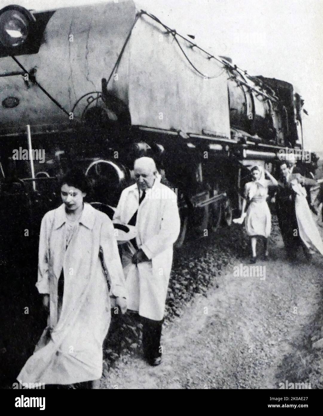 La princesse Elizabeth (plus tard la reine Elizabeth II d'Angleterre) pendant la tournée royale de l'Afrique du Sud, 1947 Banque D'Images