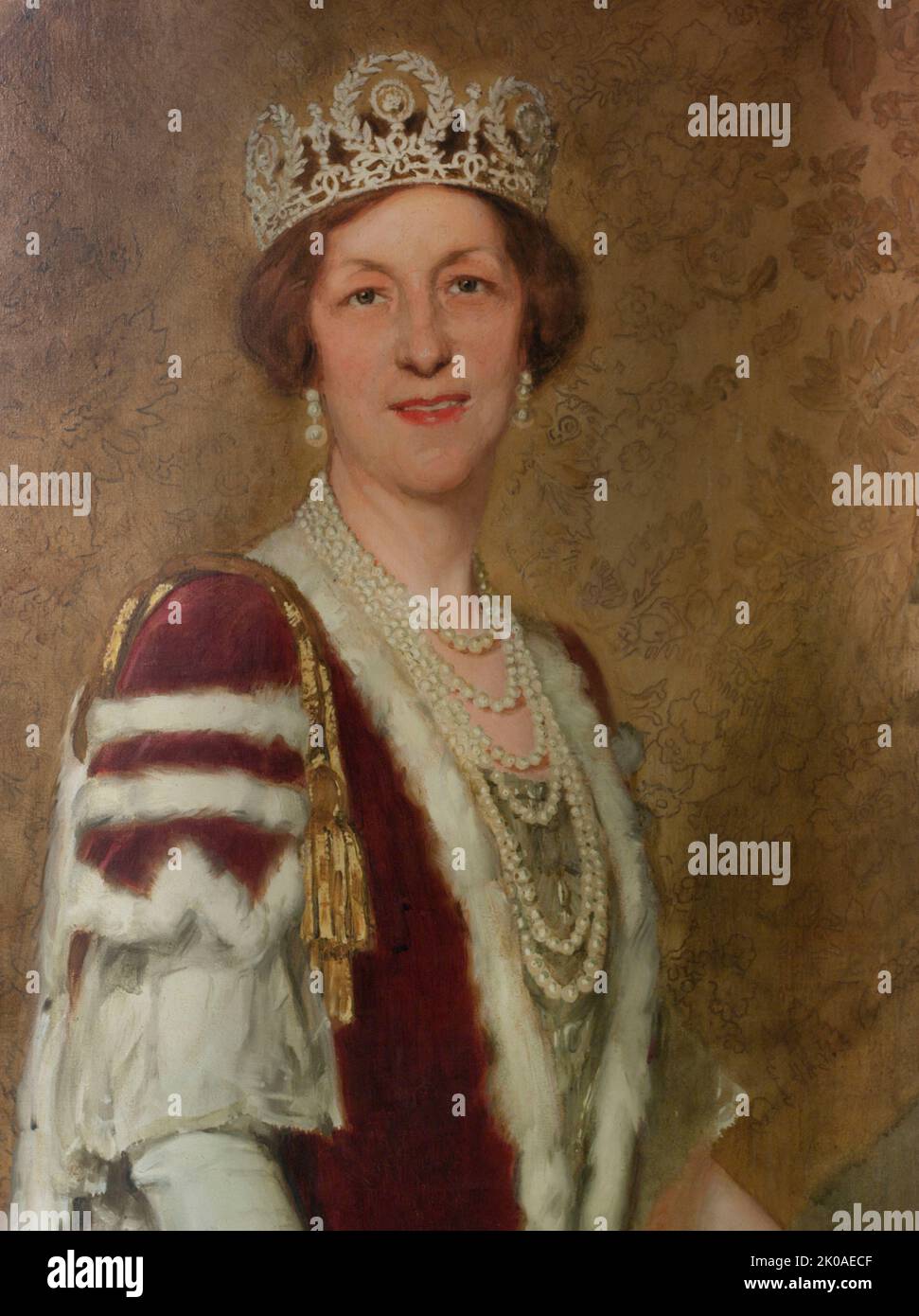 Portrait de Lady Decies, 1940. Banque D'Images