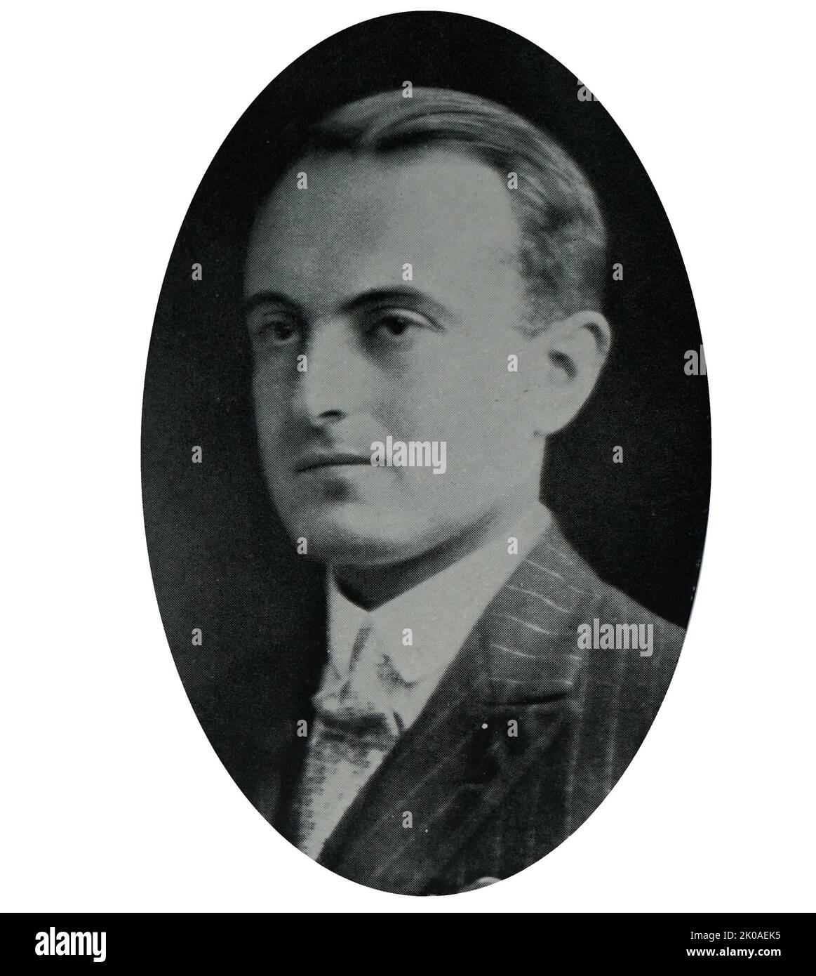 Le prince Paul de Yougoslavie, également connu sous le nom de Paul Karadordevic (1893 - 1976), était prince régent du Royaume de Yougoslavie sous la minorité du roi Pierre II Paul était un cousin du père de Pierre Alexandre Ier Banque D'Images