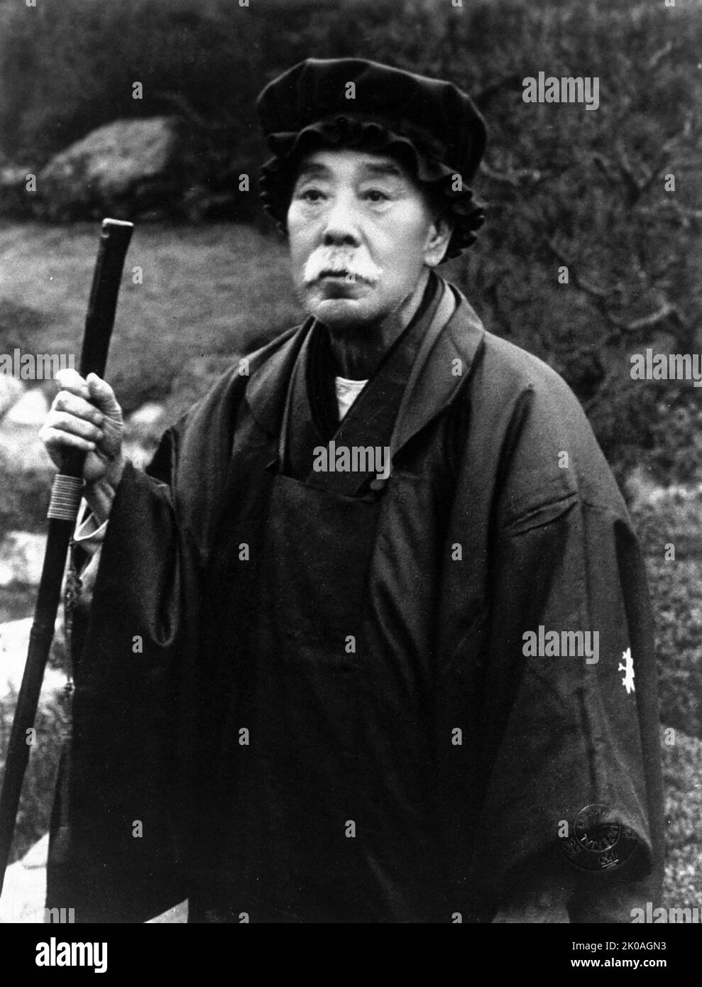 Vicomte Miura Goro (1847 - 1926) général dans l'Armée impériale japonaise. En 1895, Miura a été nommé ministre résident du Japon en Corée, succédant à Inoue Kaoru. Miura s'inquiétait de plus en plus de l'influence russe croissante sur le gouvernement coréen et moins d'un mois après son arrivée en Corée, l'impératrice Myeongseong ordonnait la dissolution de la milice Hullyeondae formée par le Japon. Miura a ensuite organisé un contre-coup d'État, assassinant l'impératrice ; cependant, ce plan a échoué en raison de l'indignation internationale. Banque D'Images