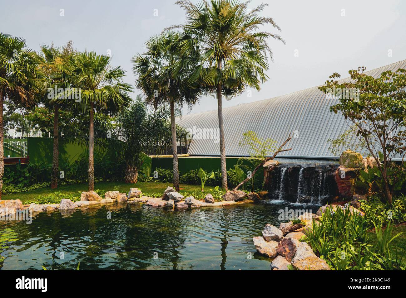 Campo Grande, Brésil. 10th septembre 2022. Vue sur le Bioparque Pantanal (aquarium du Pantanal), à Campo Grande. C'est le plus grand complexe d'eau douce du monde, qui contient 32 étangs et 220 espèces de poissons. (Photo de Rafael Henrique/SOPA Images/Sipa USA) crédit: SIPA USA/Alay Live News Banque D'Images