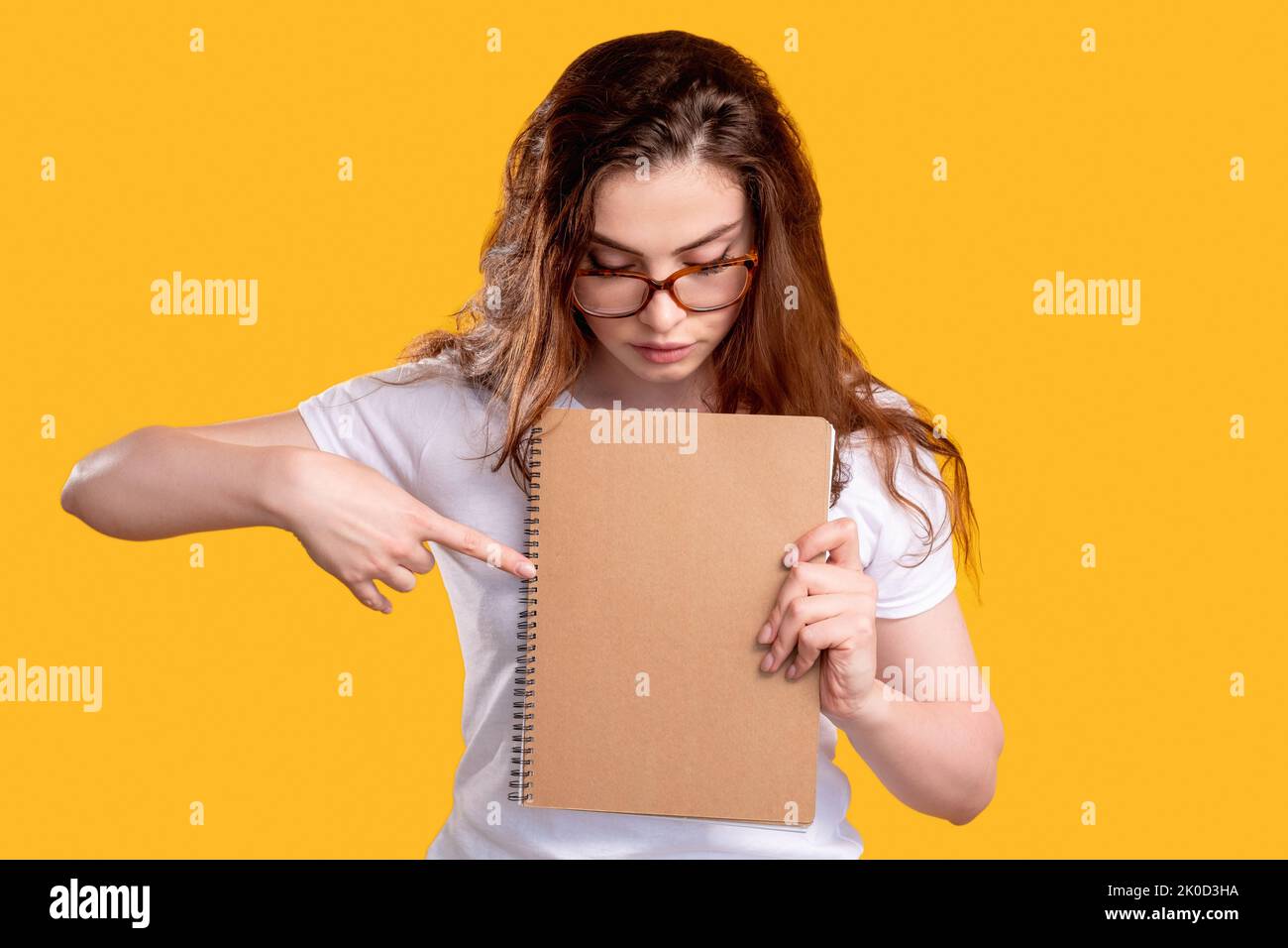 femme de promotion de classe de maître d'entraînement d'affaires Banque D'Images