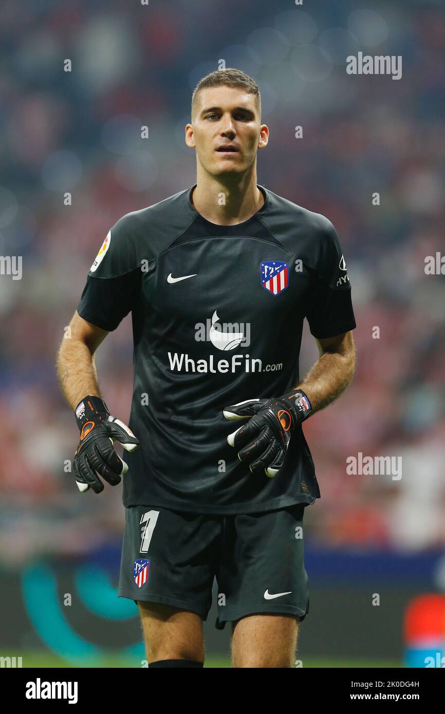 Ivo Grbic (Atletico), 10 SEPTEMBRE 2022 - football : Espagnol 'la Liga Santander' match entre le Club Atletico de Madrid 4-1 RC Celta de Vigo à l'Estadio Civitas Metropolitano à Madrid, Espagne. (Photo de Mutsu Kawamori/AFLO) Banque D'Images