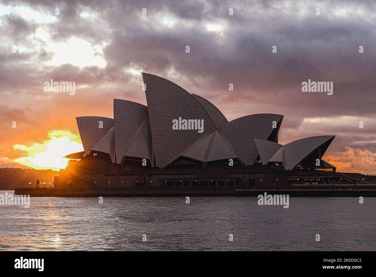 Opéra de Sydney à Sunrise Banque D'Images