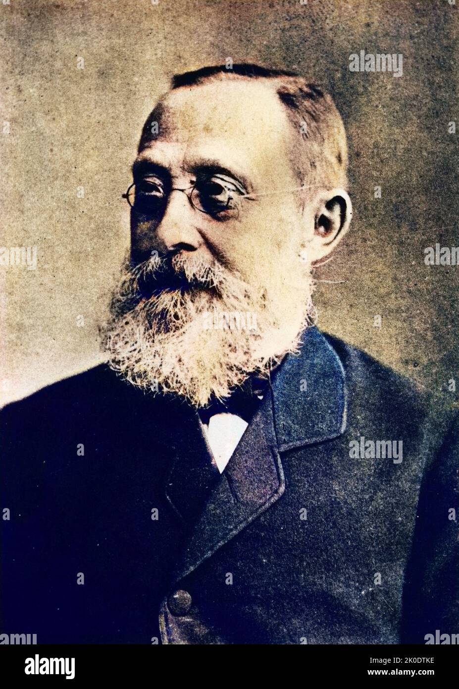 Rudolf Virchow - Virchow (Virchov) Rudolf Medecin, biologiste et homme politique allemand (1821-1902). Banque D'Images