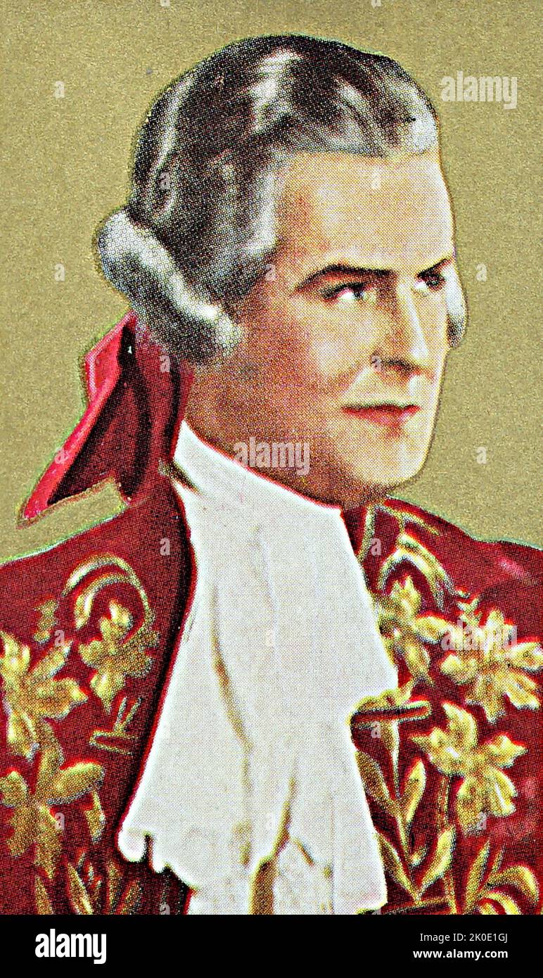 Photo en couleur de Paul Richter (1895 - 1961) acteur de cinéma autrichien. Banque D'Images