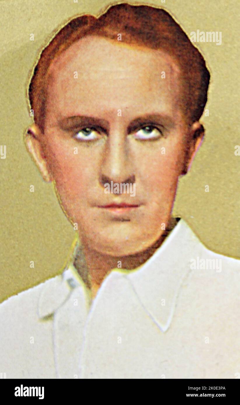 Peter Voss (29 juin 1891 - 9 janvier 1979) était un acteur de cinéma allemand. Banque D'Images