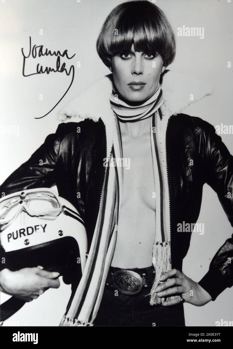 Joanna Lamond Lumley OBE FRG (née le 1 mai 1946) est une actrice anglaise, présentatrice, ancienne mannequin, auteur, productrice de télévision, et activiste, c1980. Banque D'Images