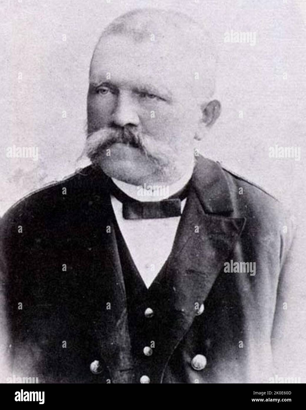 Alois Hitler (1837 - 1903), fonctionnaire autrichien au service des douanes, et père d'Adolf Hitler, dictateur de l'Allemagne nazie. Banque D'Images