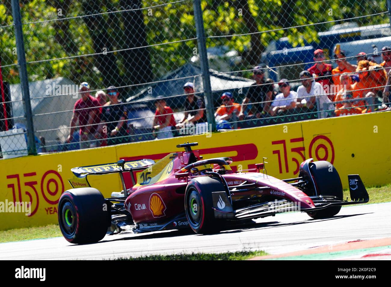 Charles leclerc monza 2022 f1 75 Banque de photographies et d’images à