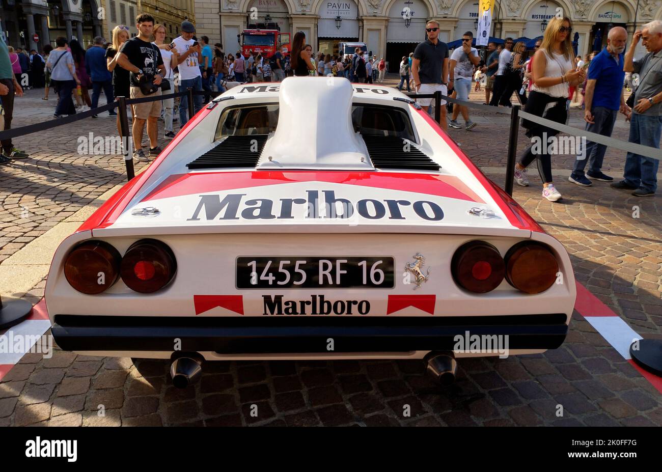 Italie Piémont Turin 'Autolook week Torino' -FERRARI 308 MARLBORO crédit: Realy Easy Star/Alay Live News Banque D'Images
