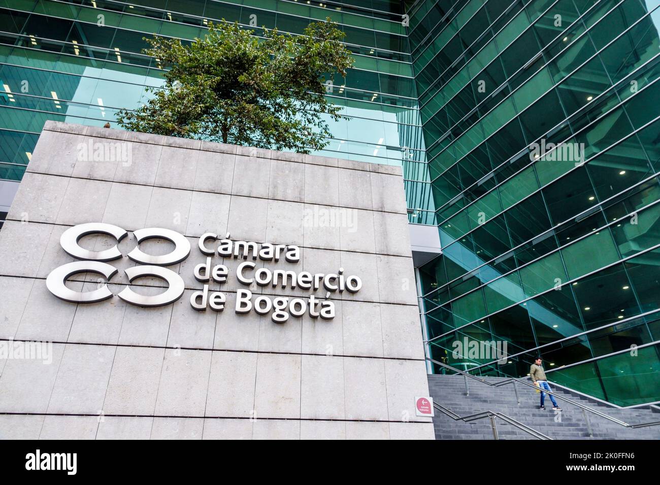 Bogota Colombie,Avenida El Dorado Calle 26,Camara de Comercio de Bogota Chambre de commerce immeuble de bureaux à l'extérieur de l'entrée extérieure, colombienne Banque D'Images