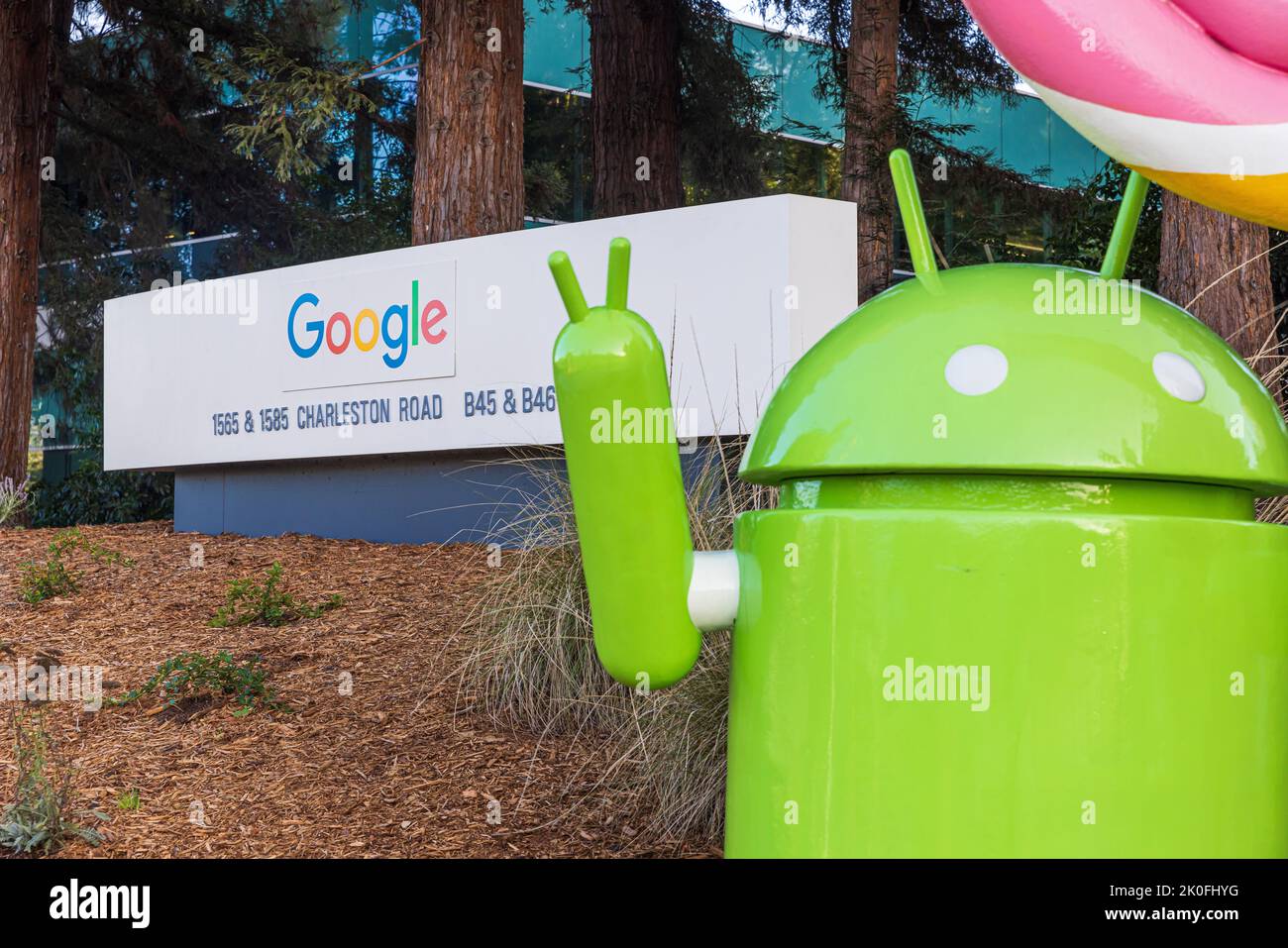 MOUNTAIN VIEW, CALIFORNIE, Etats-Unis - 29 AOÛT 2022: Google est une société américaine spécialisée dans les services et produits liés à Internet. Google Banque D'Images