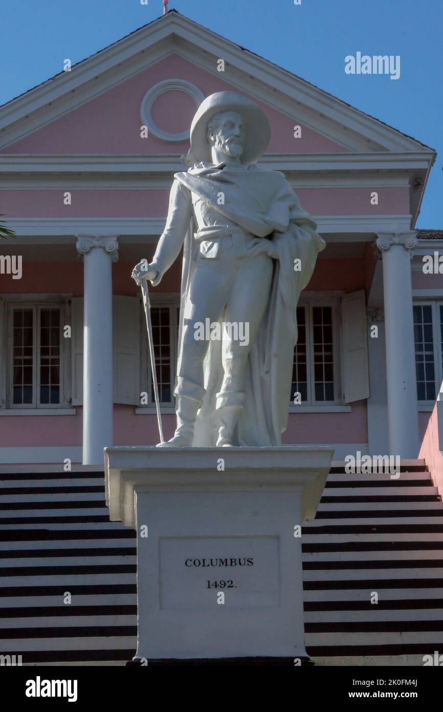 Columbus statue nassau Banque de photographies et d’images à haute ...