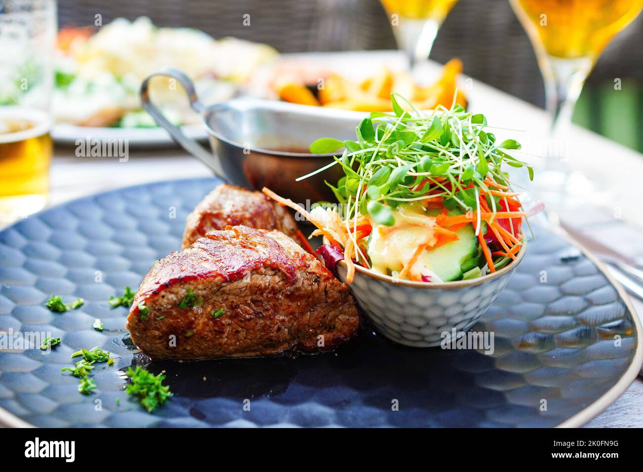 Steak de filet de bœuf (steak de filet) Banque D'Images