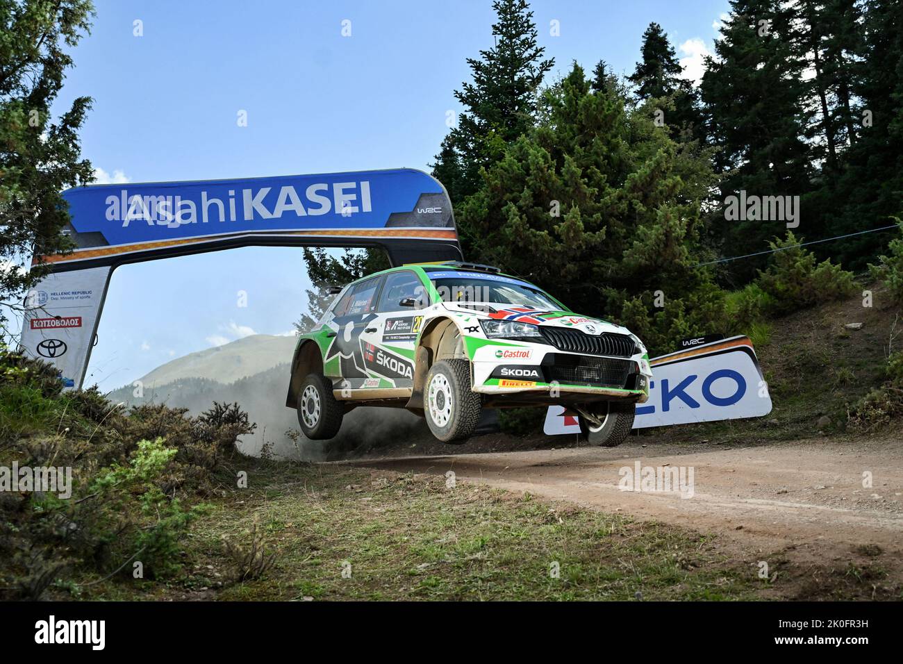 Grèce, Grèce. 10th septembre 2022. Andreas Mikkelsen (NOR) et Torstein Eriksen (NOR) de l'équipe TOKSPORT WRT crédit: Independent photo Agency/Alay Live News Banque D'Images