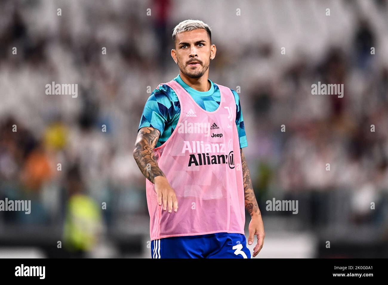 Foto Fabio Ferrari/Lapresse 11 Settembre 2022 - Torino, Italia - sport, calcio - Juventus vs Salernitana - Campionato italiano di calcio série A TIM 2022/2023 - Juventus Stadium. Nella foto:ParedesSeptember 11, 2022 Turin, Italie - sport, calcio - Juventus vs Salernitana - Championnat italien de football série A 2022/2023 - Stade Juventus. Dans la photo: Paredes Banque D'Images