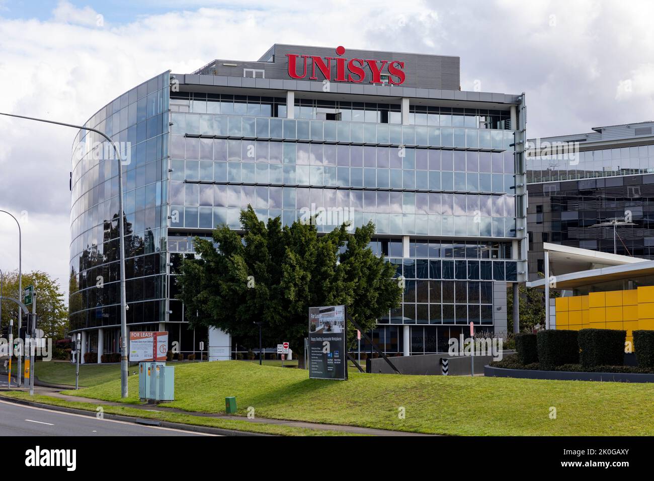 Société Unisys, société américaine de technologie, bureaux en Australie à Rhodes à Sydney Banque D'Images