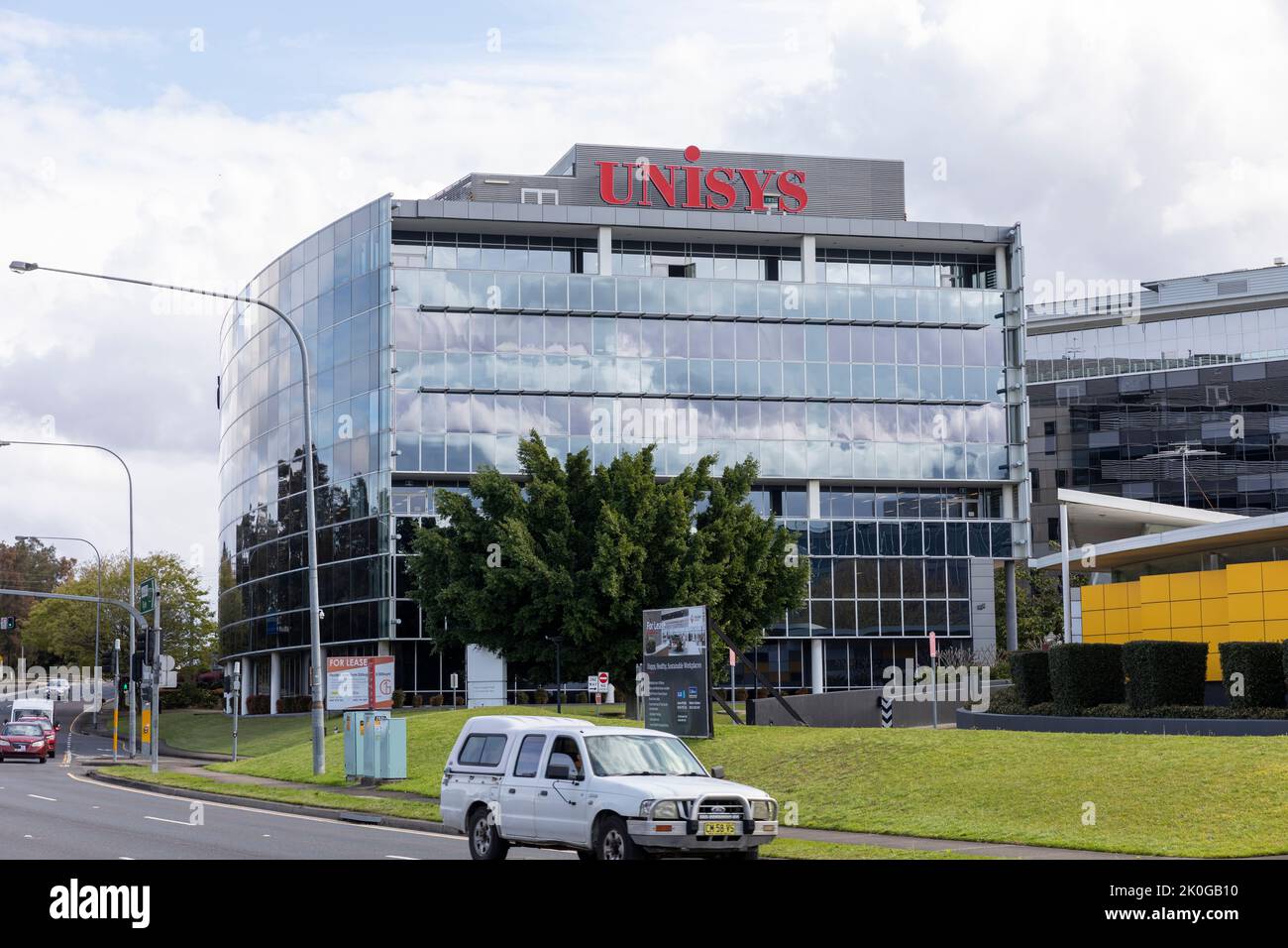 Société Unisys, société américaine de technologie, bureaux en Australie à Rhodes à Sydney Banque D'Images